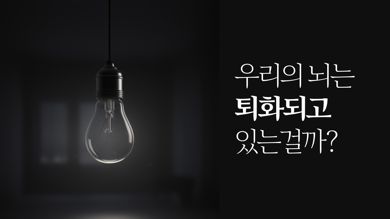 세대별 IQ 점수 역전 현상을 설명하는 뇌과학 리포트 이미지